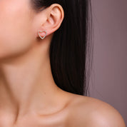 Brincos Coração de Luz