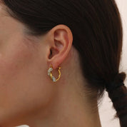 Brinco harpa de Cristal