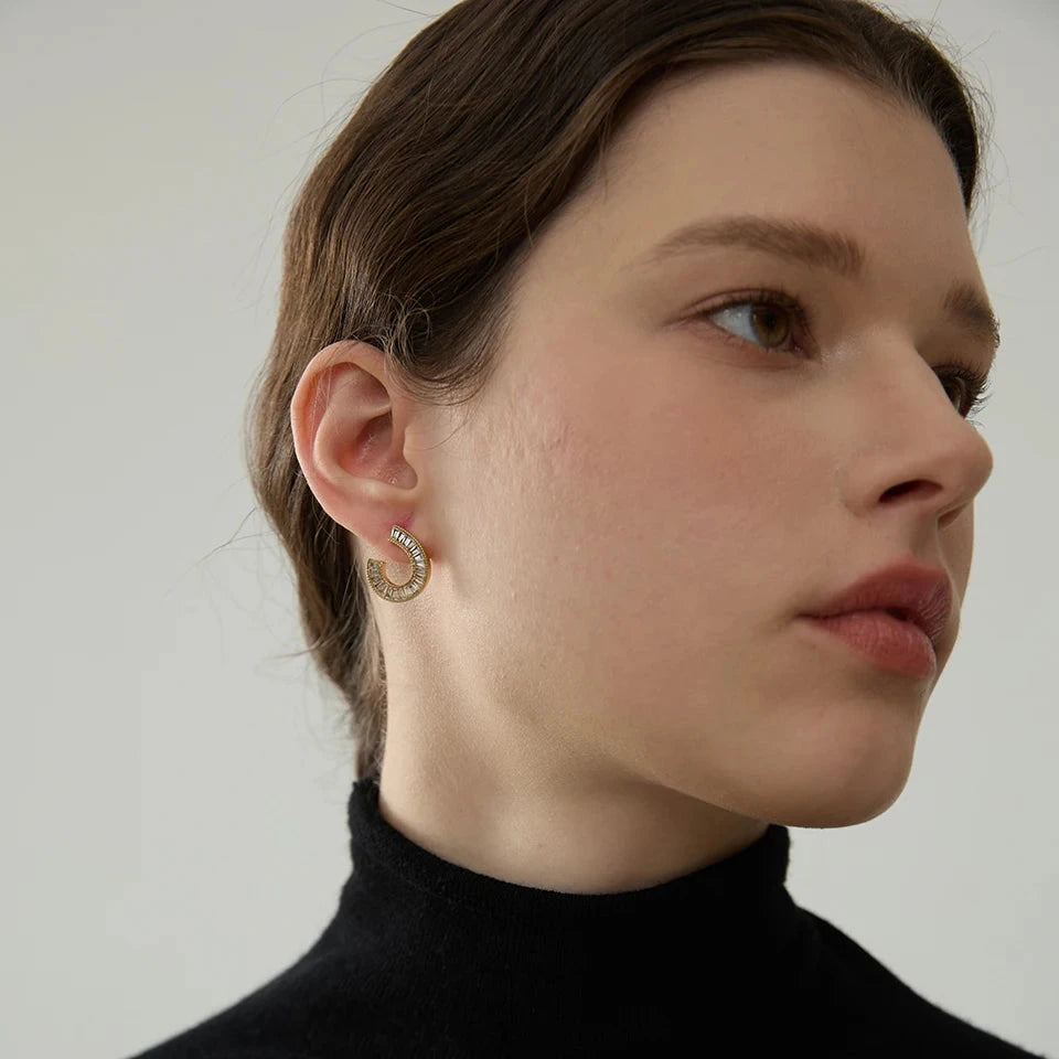 Brinco Reflejo de Diamante