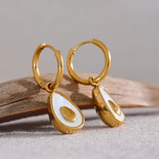 Brincos Abacate Dourado
