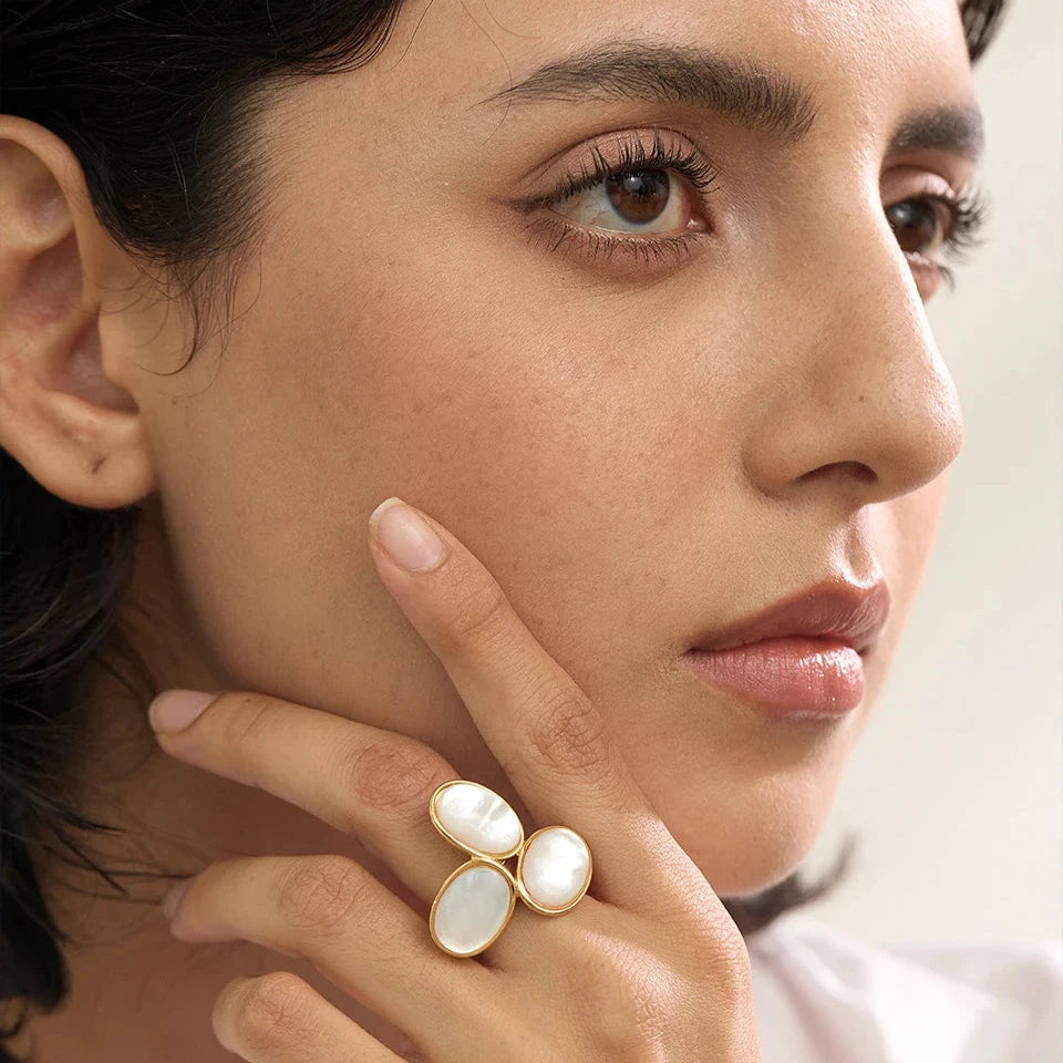 Anel pérola Florente