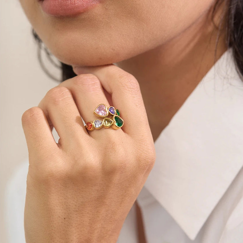 Anel Coração Sideral