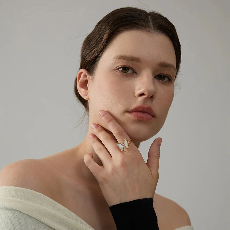 Anel Borboleta Luz