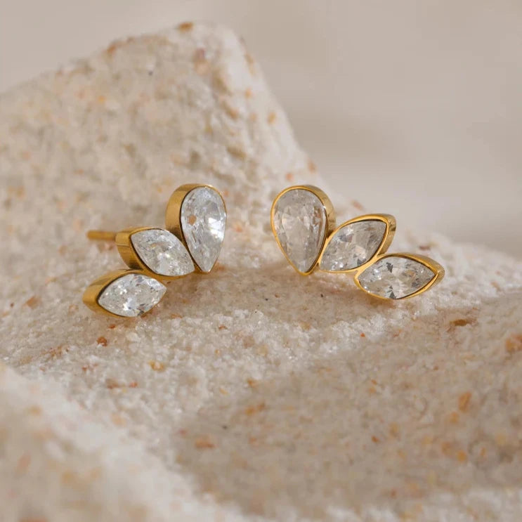 Brinco Pérola Diamond Zircon