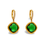 Brinco Gota Quadrada