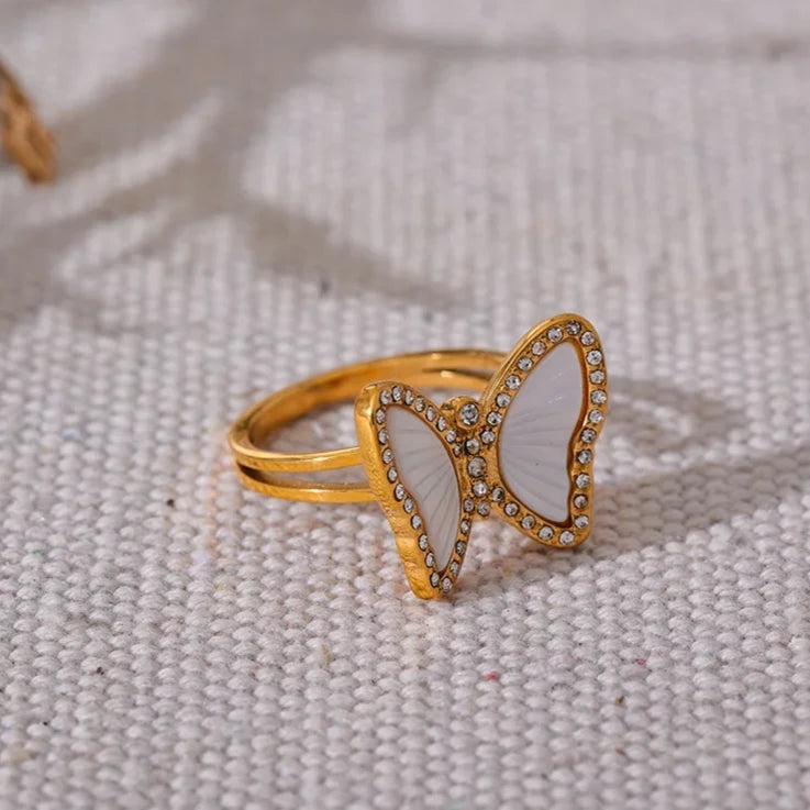 Anel Borboleta Luz