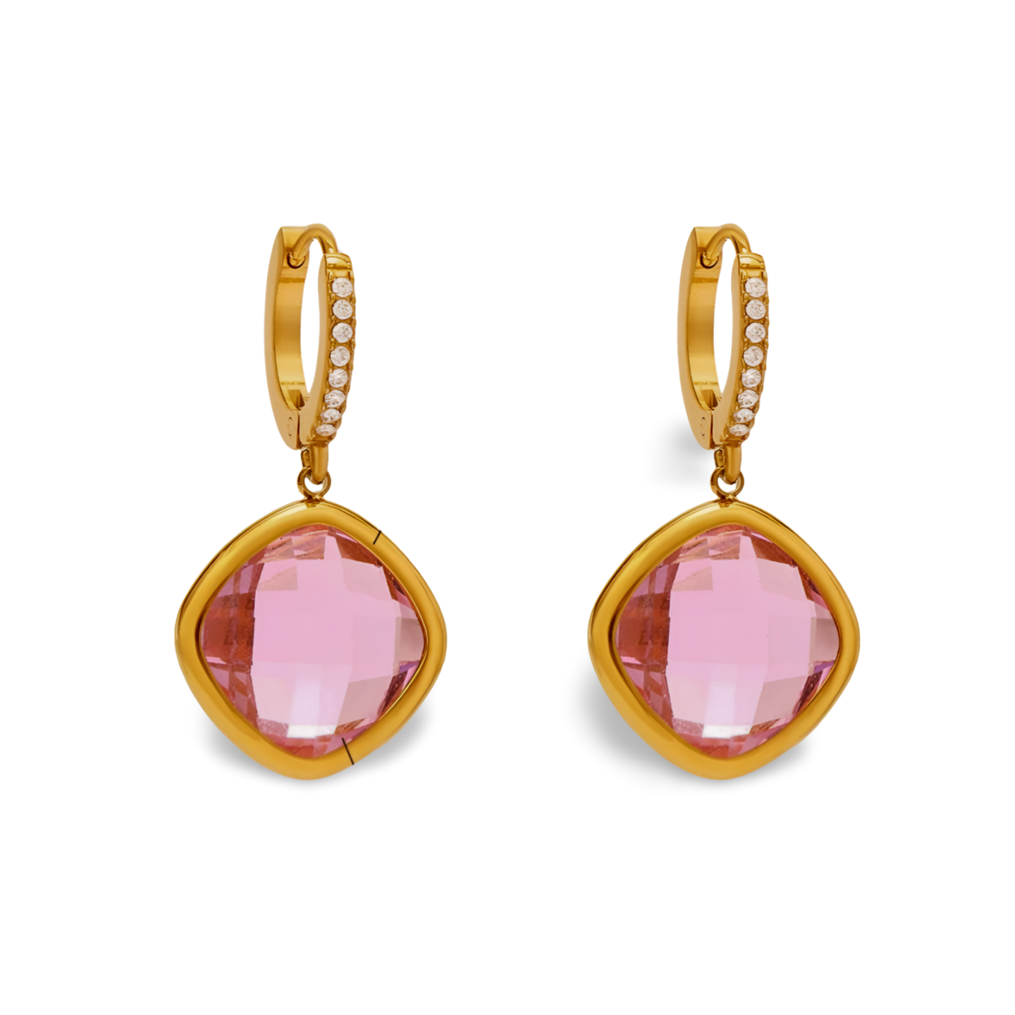 Brinco Gota Quadrada