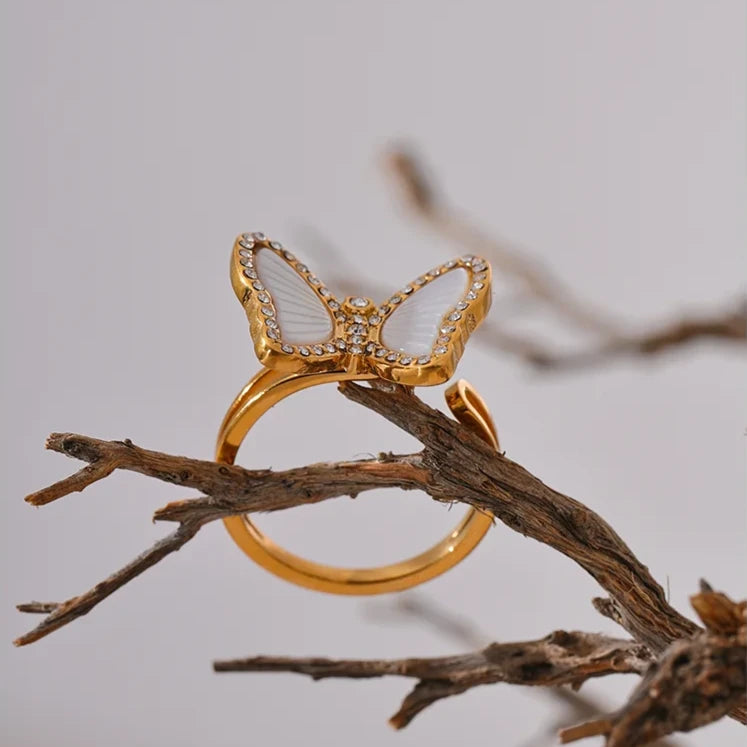 Anel Borboleta Luz
