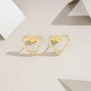 Brincos Coração de Luz